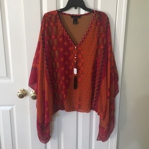 Ashley Stewart Bohemian Women’s Plus Top 26/28